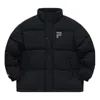Fila Fusion Logo Printed Down Jacket 'black'
