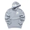 Fila Fusion Logo Printed Fleece Hoodie 'grey White'