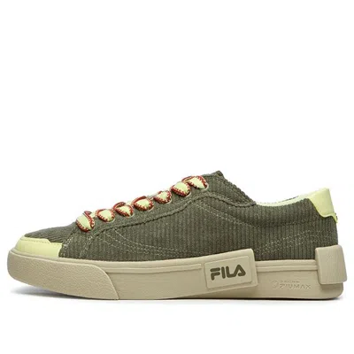 Fila Fusion Pop Skate Shoes 'olive Green White' In Multi