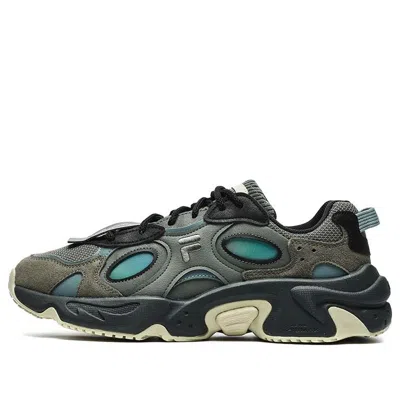 Fila Fusion Raccoon Sneakers 'olive Green' In Multi