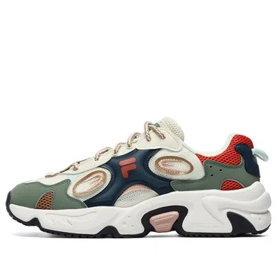 Fila Fusion Raccoon Sneakers 'white Green Red' In Multi
