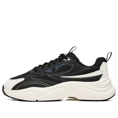 Fila Fusion Running Shoes 'black White Retro' In Multi