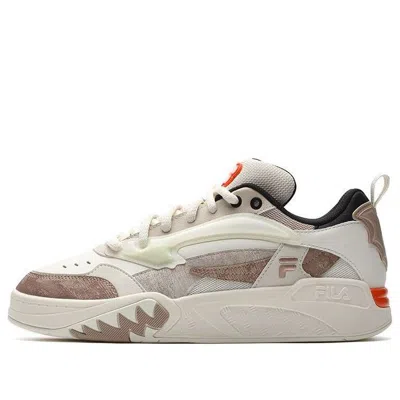 Fila Fusion Sport Vintage Basketball Shoes 'white Brown' In Multi