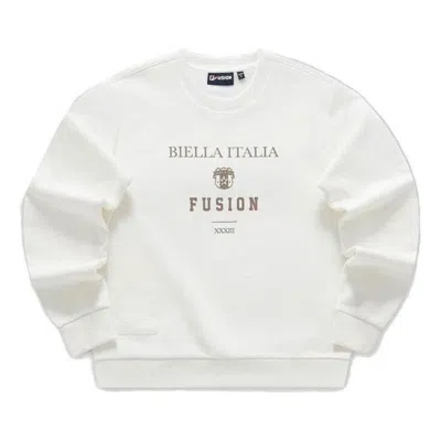 Fila Fusion Kids' (wmns)  Letter Printed Sweater 'white'