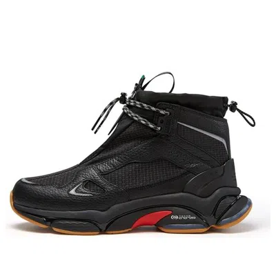 Fila Fusion X Aries High-top Sneakers 'black Red' In Multi