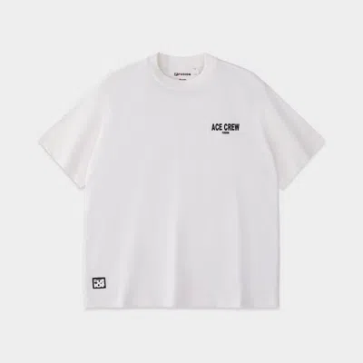 Fila 男装fusion系列运动t恤男圆领休闲日常宽松针织短袖衫