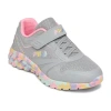 Fila Galaxia 4 Mashup Little Kid Girls Running Shoes In Gray