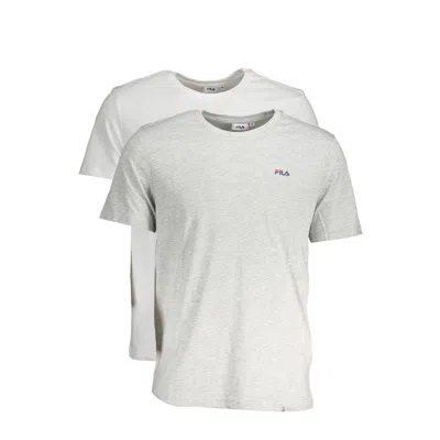 Fila Gray Cotton T-shirt