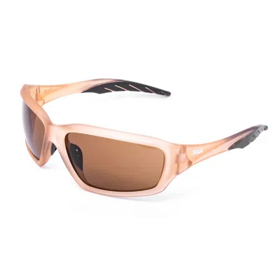 Fila Gray Injected Sunglasses In Pink