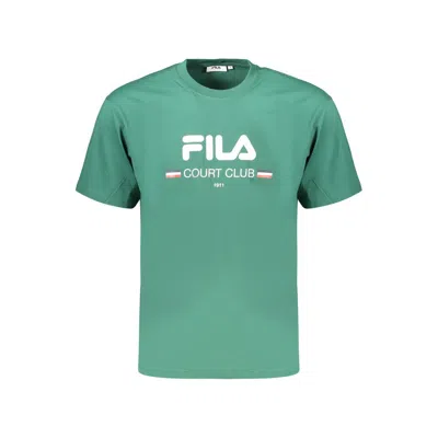 Fila Green Cotton Men's T-shirt