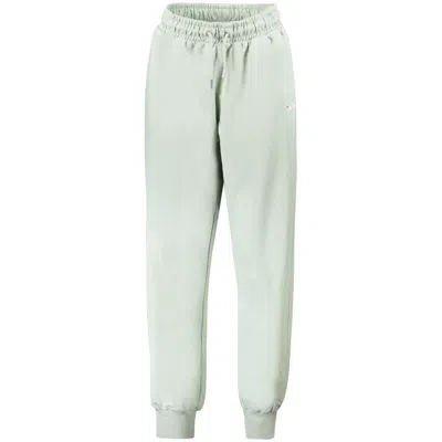 Fila Green Cotton Pant In Metallic