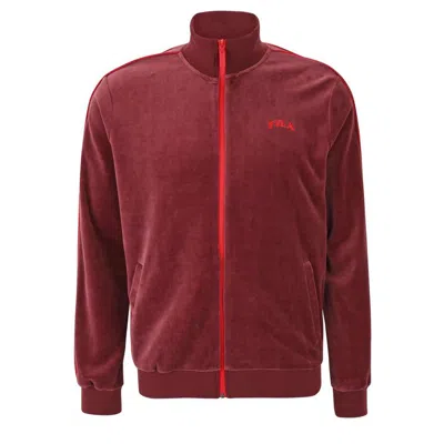 Fila Green Cotton Sweatshirt In Red