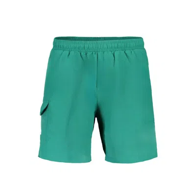 Fila Logo-print Cargo Swim Shorts In Green