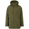 Fila Green Polyester Parka In Green