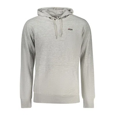 Fila Grigio Cotton Men Sweatshirt In Gray