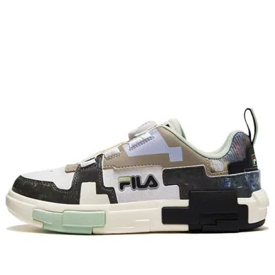 Fila (gs)  Fashion Brick Skate Shoes 'white Brown Black'