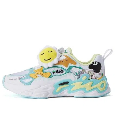 Fila (gs)  Fashion Running Sneakers 'white Blue Yellow'