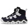 Fila (gs)  High Top Shoes 'black White' In Multi