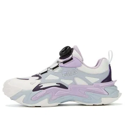 Fila (gs)  Low-top Running Shoes 'white Purple Blue' In Multi