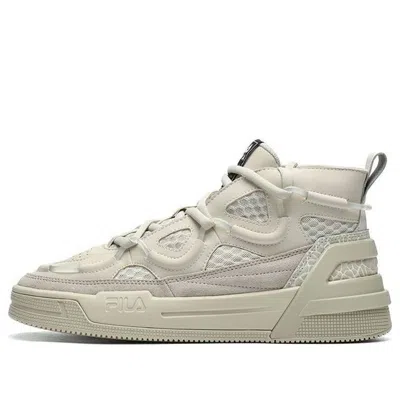 Fila High Top Retro Basketball Shoes Gray In Neutral