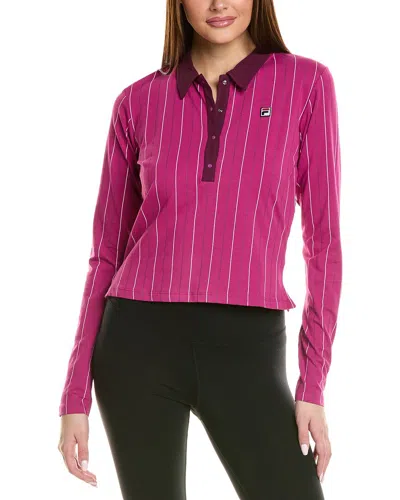 Fila Jada Polo Shirt In Pink