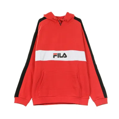 Fila Jeremy Men's Lightweight Hooded Sweatshirt True Red/bright White/black