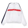 Fila Jona Men's Pull-on Windbreaker Bright White/black Iris/true Red In Bright White/black Iris/true Red