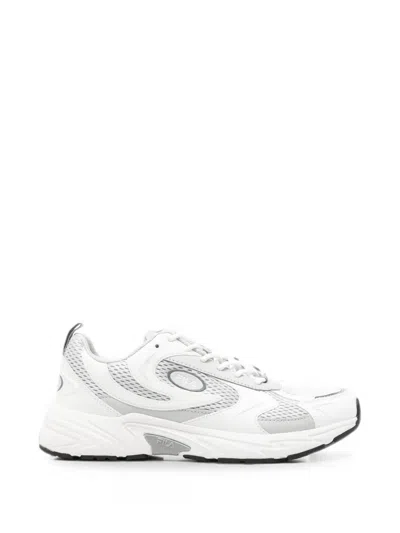 Fila Kreatix Panelled Lace-up Sneakers In White
