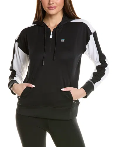 Fila La Finale 1/2-zip Pullover In Black