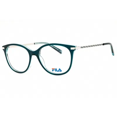 Fila Ladies Blue Round Eyeglass Frames Vfi264 In Gray