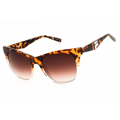 Fila Tortoiseshell-effect Cat-eye Sunglasses In Brown