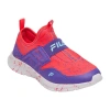 Fila Landbuzzer Speckle Little Kid Girls Running Shoes In Pink