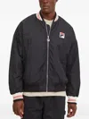 Fila Limoges Bomber Jacket In Black