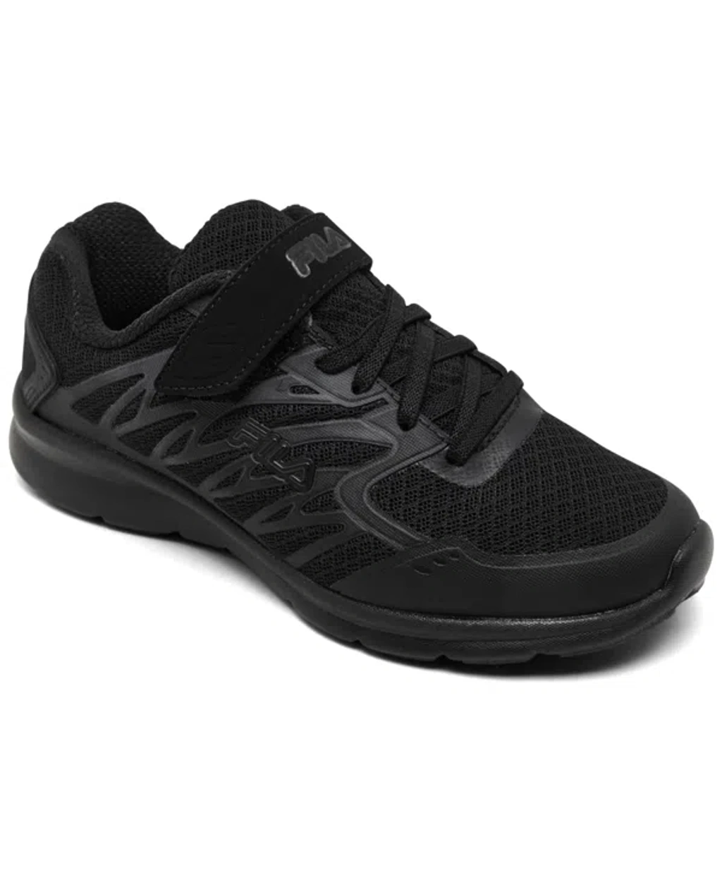 Fila Little Kids Finition 7 Fastening Strap Casual Sneakers From Finish Line In Black ModeSens