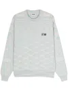 Fila Logo-patch Jumper In Blue