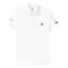Fila Logo Pattern Loose Short Sleeve Polo White