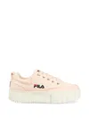 Fila 로고 플랫폼 스니커즈 In Pink