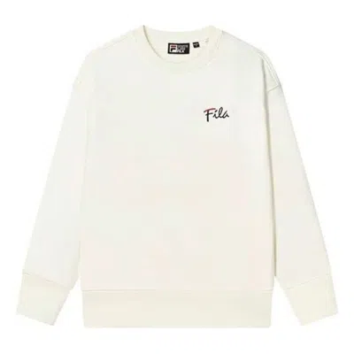 Fila Logo Print Sweater 'white'