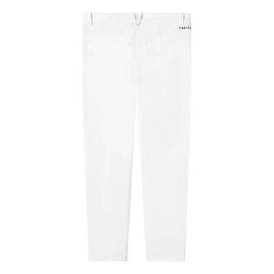 Fila Logo Straight-leg Causual Pant Male White