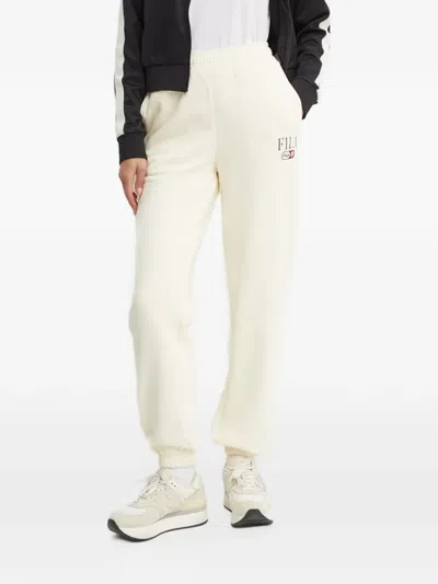 Fila Logo-detail Track Pants In White