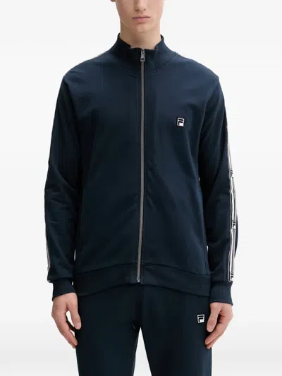 Fila Logo-patch Zip-up Tracksuit In Blue