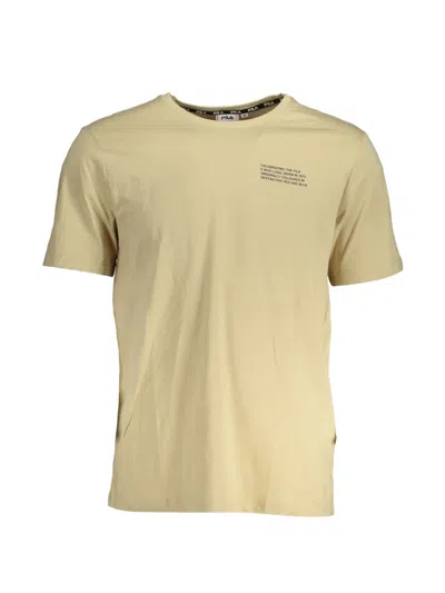 Fila Logo-print Cotton T-shirt In Neutral