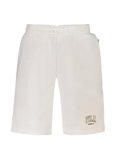 Fila Logo-print Drawstring Shorts In White