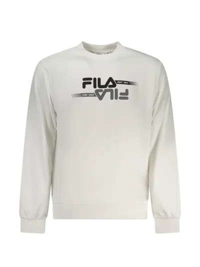 Fila Logo-print Sweatshirt In Gray