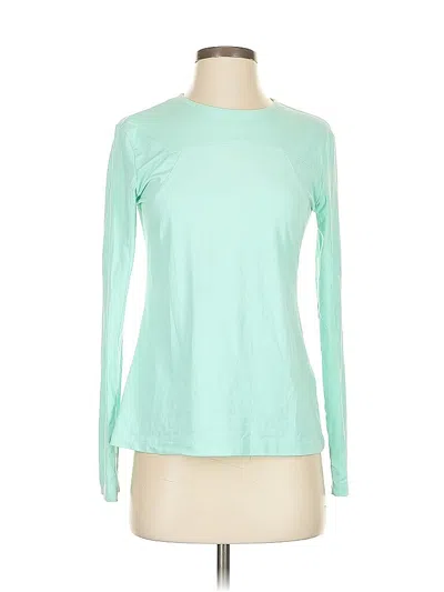 Pre-owned Fila Long Sleeve T-shirt In Green