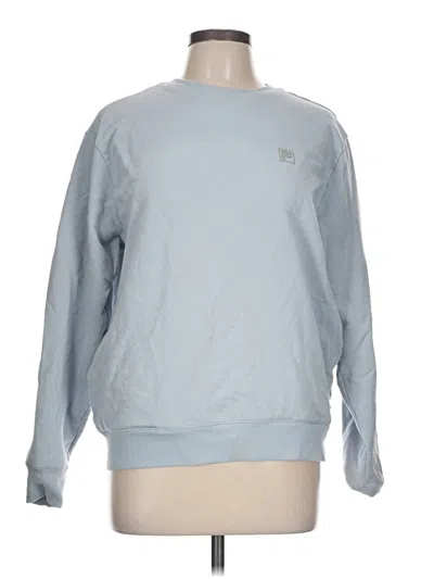 Pre-owned Fila Long Sleeve T-shirt In Blue