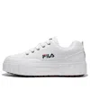 Fila Low Top Thick Sole Skate Shoes Unisex White Korean Version 'white Red Black'
