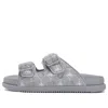 Fila Lucia Fashion Slides 'grey White' In Blue