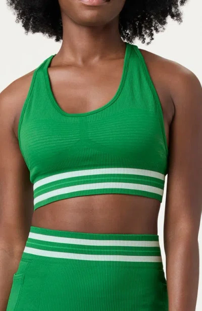 Fila Lucky Ace Seamless Sports Bra In Amzn/ Fern/ Gard