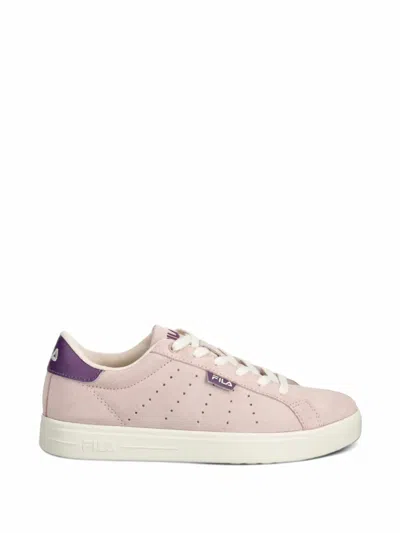 Fila Lusso Perforated-detail Sneakers In Pink